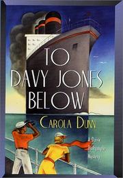 To Davy Jones below : a Daisy Dalrymple mystery  Cover Image