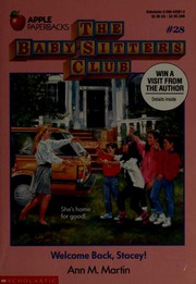 Welcome back, Stacey!  Cover Image